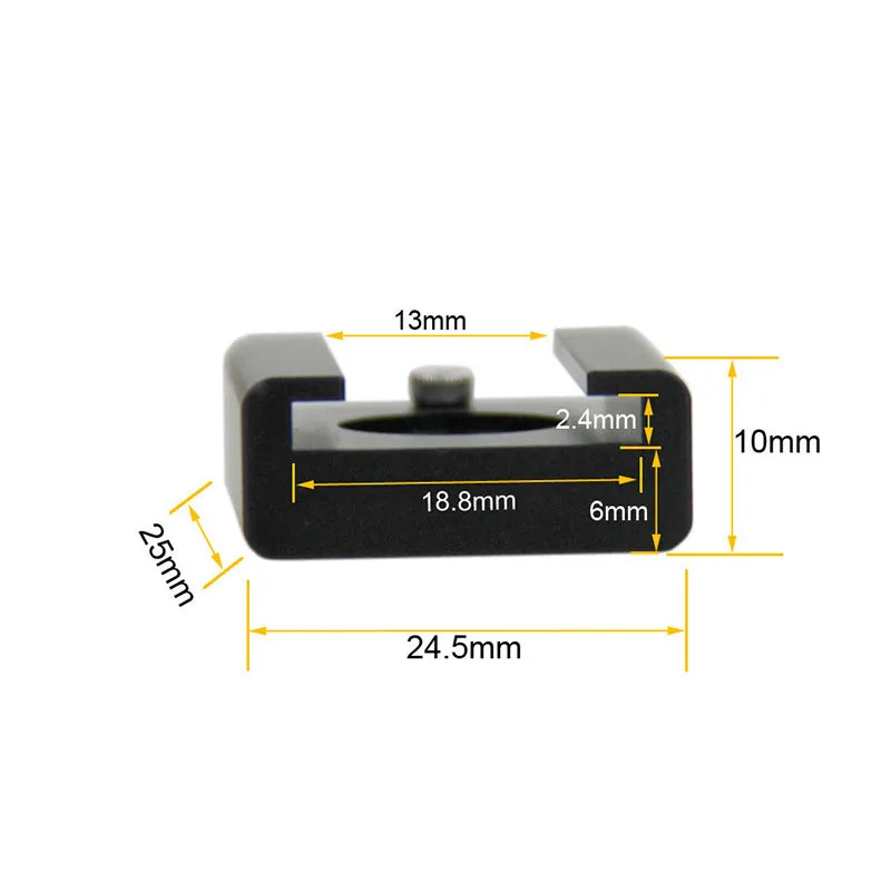5PCS 14 Hot Cold Shoe Mount For Blackmagic DSLR Rig Flash Light Cinema Camera Cage Camaras Fotografica Accessories C0994 (1)