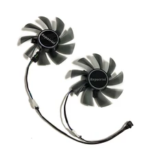 2pcs/set RX 580 AORUS 8G VGA GPU 4pin 85mm Cooler Graphics Card Fan for REDEON GIGABYTE rx580 gaming 4G/8G MI Video Card Cooling