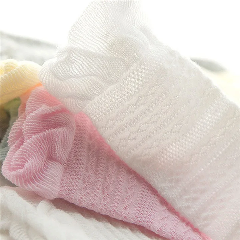 kids socks Newborn Baby Boys Girls Solid Lace Knee High Antislip Princess Stockings Socks kniekousen meisje #4j12 (18)
