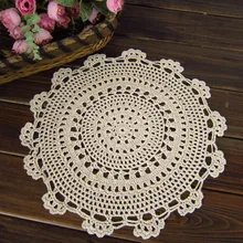 Хлопок ручной работы салфетка Кубок мат, чашки площадку, подставка/крючком салфетки/хлопок салфетка 33 см x 33 см 12 шт./лот