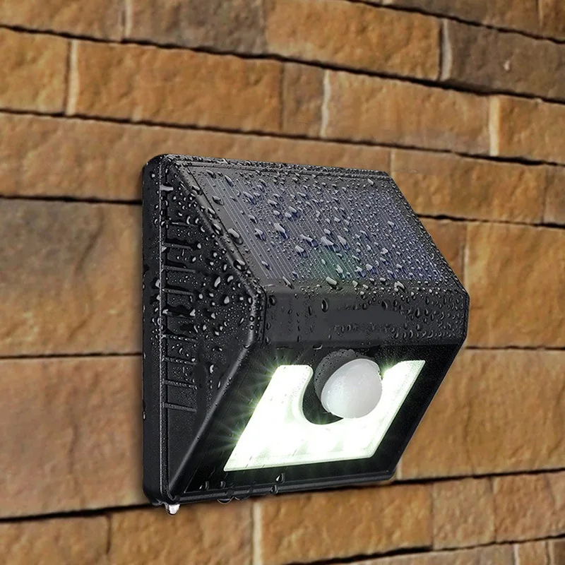 

TAMPROAD Solar Motion Sensor Porch Light Wall Lamp Outdoor Lighting Waterproof Detector Activate for Patio Garden Yard Deck Lawn