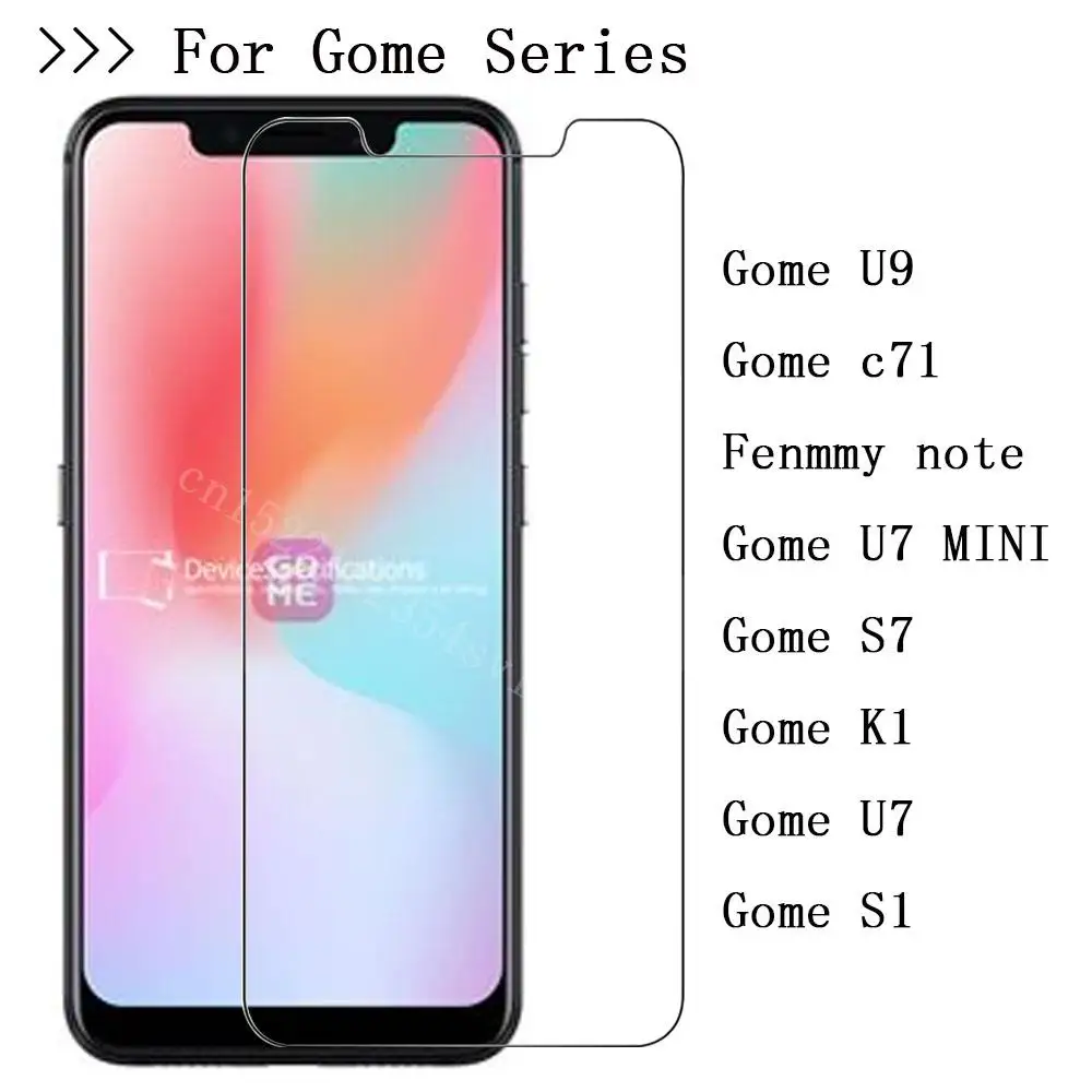 Смартфон закаленное Стекло для Gome K1 S7 c71 S1 U9 U7/U7 мини Fenmmy note взрывостойкая защитная