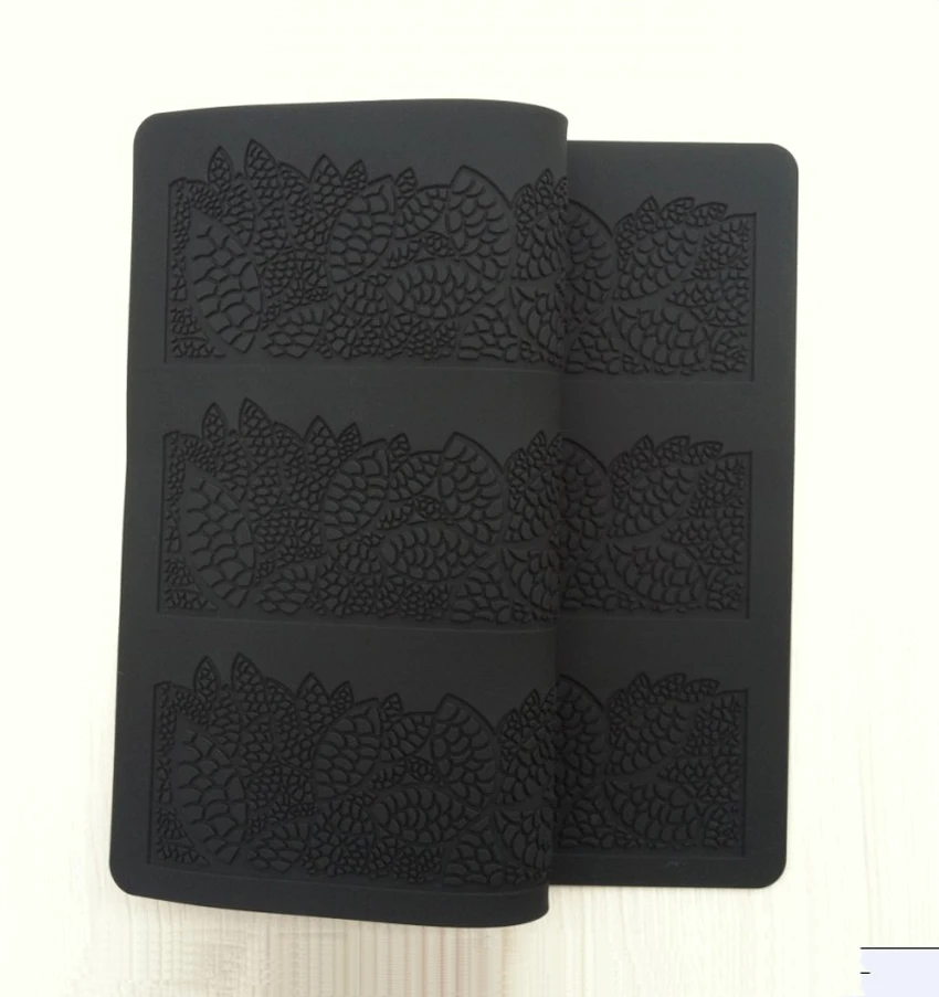 

CT-010 New Style Three Lace Soft 100% Platinum Silicone Cake Fondant Embossing Gum Paste Decorating Mold Tool