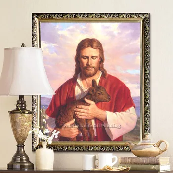 

Jesus Christ Jesus Canvas Posters and Prints Wall Art Pictures for living room Home Decor cuadros decoracion Oil painting 148