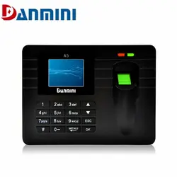 DANMINI A5 2,4 дюйма TFT Цвет Экран отпечатков пальцев Регистраторы Бесплатная программного обеспечения прибор учета рабочего времени часы