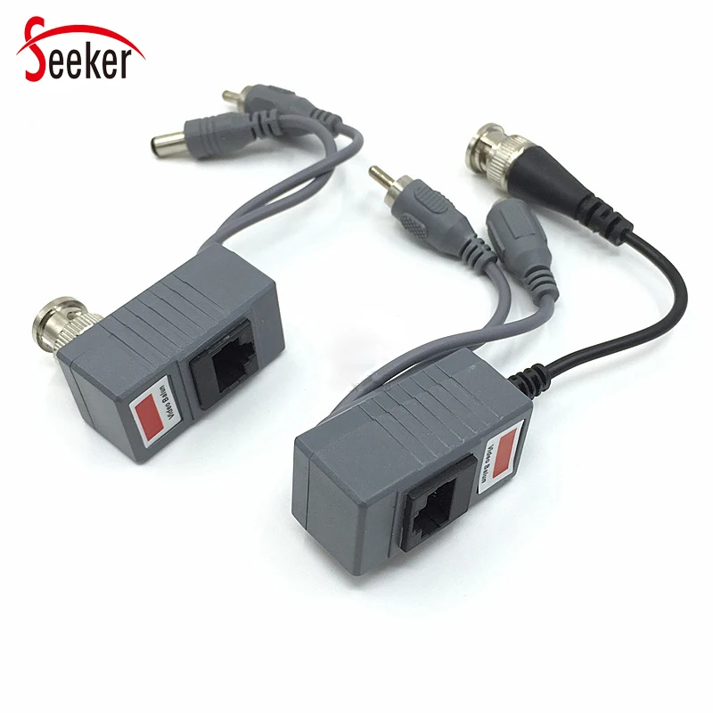 2pcs/1 pair CCTV Security Parts Poe Power Video Audio 3 in 1 power video 2 in 1 Passive Transceiver Video Balun Coax Rj45 Balun 2pcs/1 pair CCTV Security Parts Poe Power Video Audio 3 in 1 power video 2 in 1 Passive Transceiver Video Balun Coax Rj45 Balun