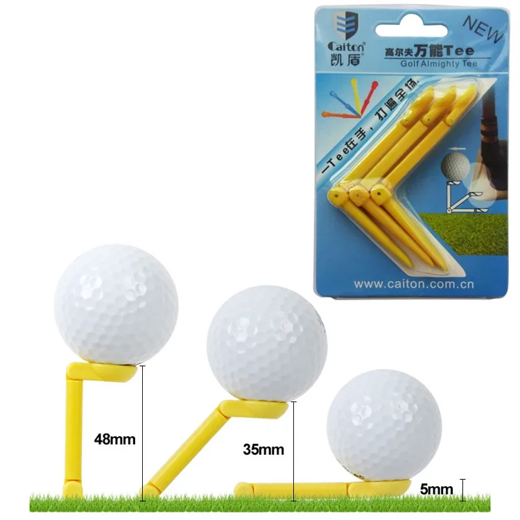 Golf club tees Adjustable angle adjustable height sturdy and durable