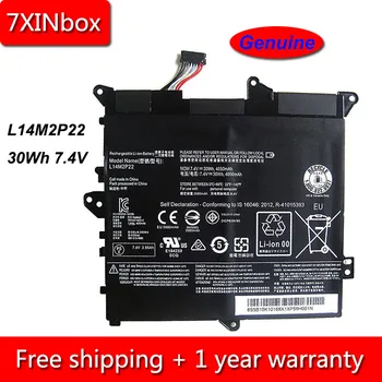 

7XINbox 30Wh 4050mAh 7.4V Genuine L14M2P22 L14S2P21 Laptop Battery For Lenovo Flex 3-1120 3-1130 80LX 5B10H09632 5B10H09630