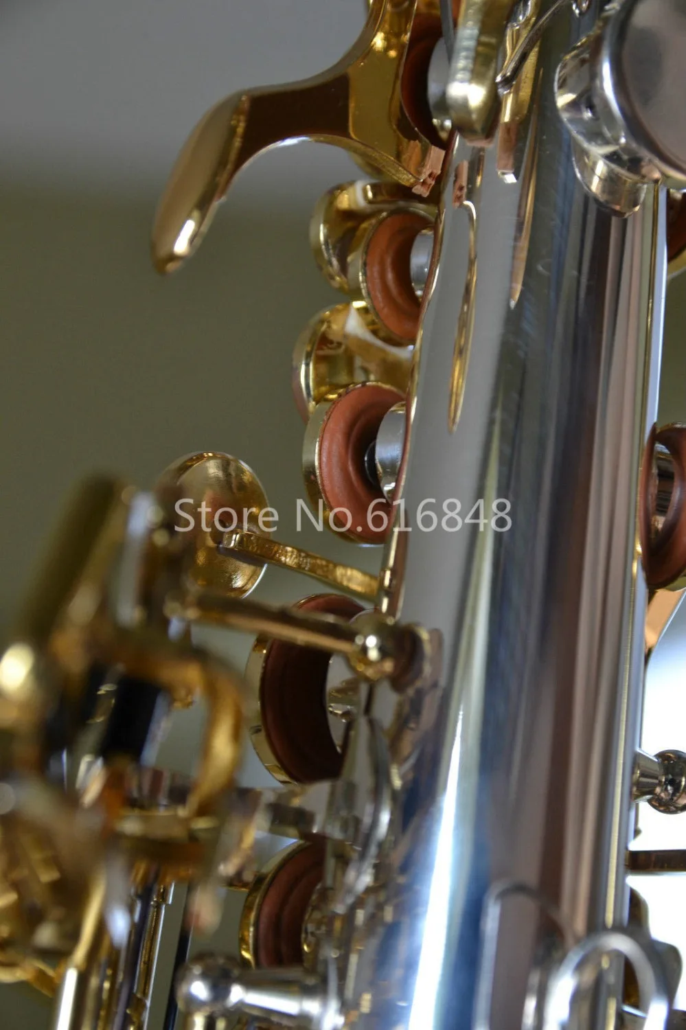JUPITER JPS-847 сопрано саксофон посеребренный корпус золотой лак ключ латунь саксофон прямая труба B(b) инструмент с Чехол