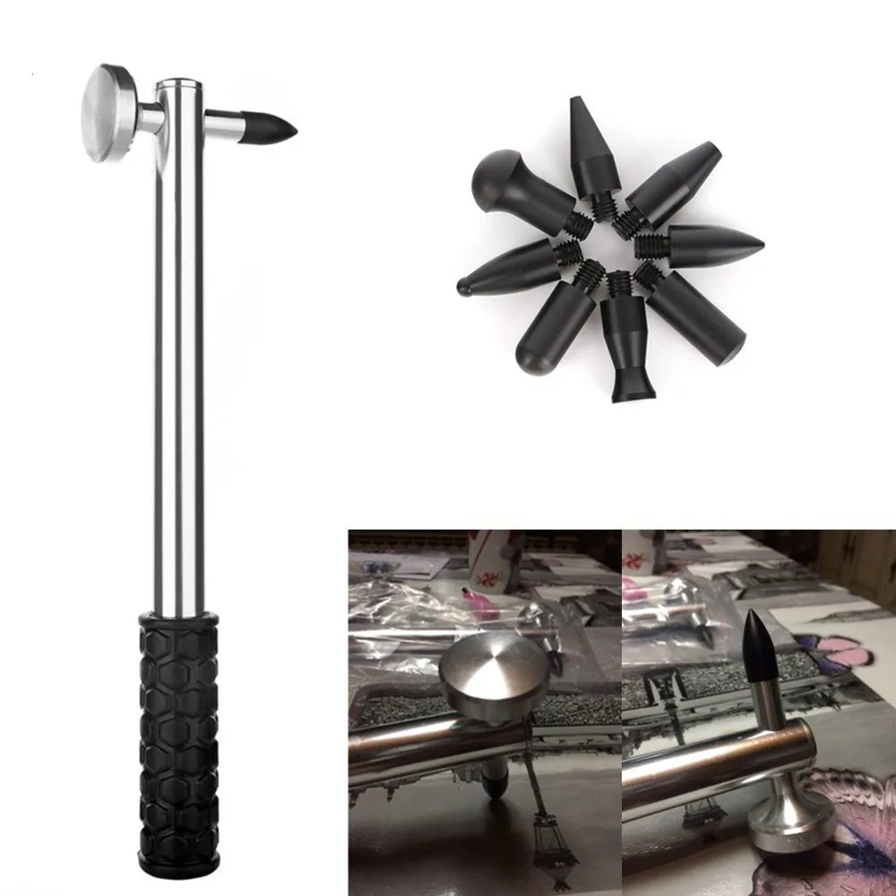 

Car Repair Kit Hammer Tools Aluminum Hammer Paintless Dent Repair Tools Dent Removal Auto Repair Tool Kit