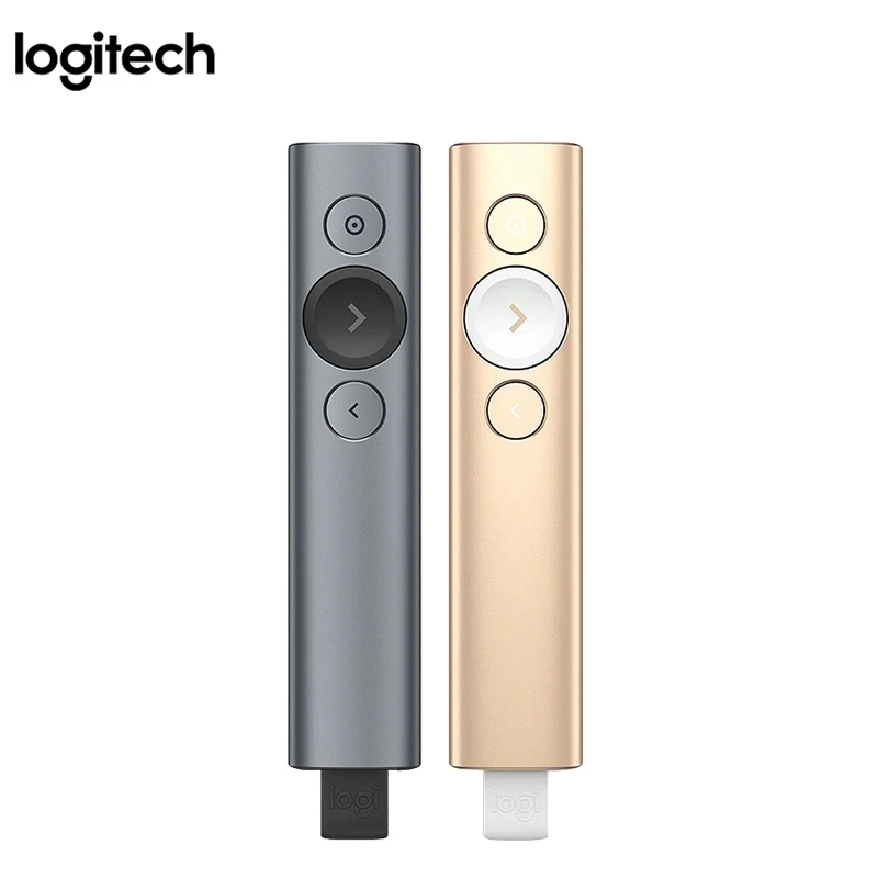 

Logitech Spotlight Advanced Presentation Remote 30M Range Powerpoint Presentation Bluetooth Wireless Remote Control Pen