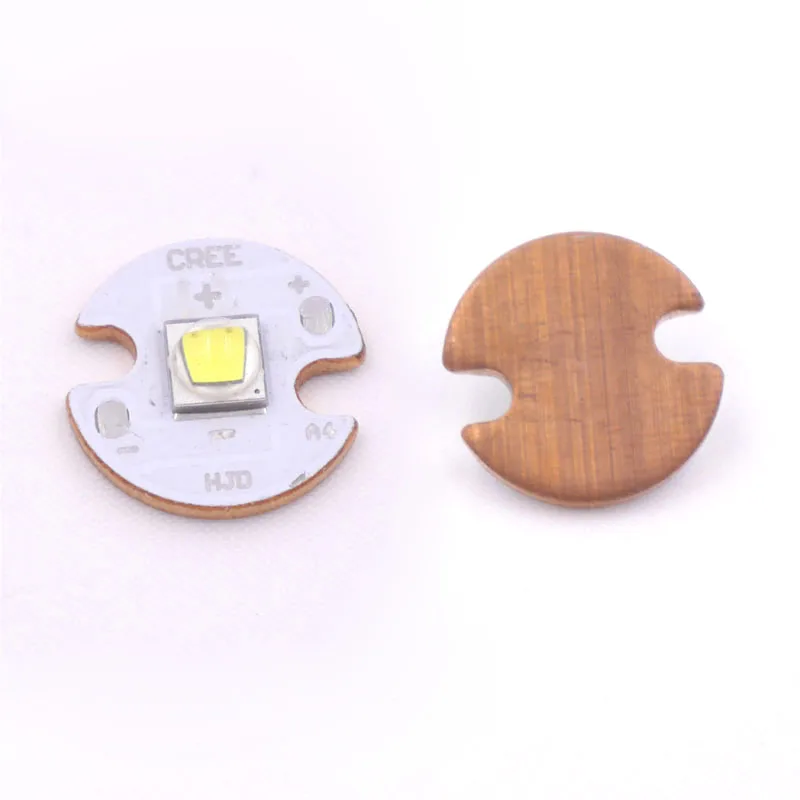 

Cree XLamp XM-L2 U3 10W High Power White LED Emitter Bulb with 16mm Heatsink Copper Base Flashlight Modding and DIY Parts