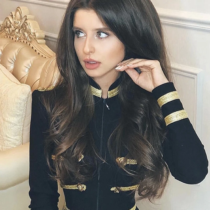 Best Ocstrade Women Jackets Spring Autumn Coat 2019 Party High Quality Green Plus Size Elegant Long Slee