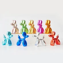Hot!!! Newly Produced American Pop Art Resin Craft Balloon Dog Figurine Statue 25/17cm Balloon Dog Xmas Gift, Valentine’s Gift