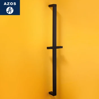 

Azos Shower Rod SUS304 Stainless Steel Black Rise And Fall Three Functions Rotatable Bracket Convenient Shower Room Round HSSJ02