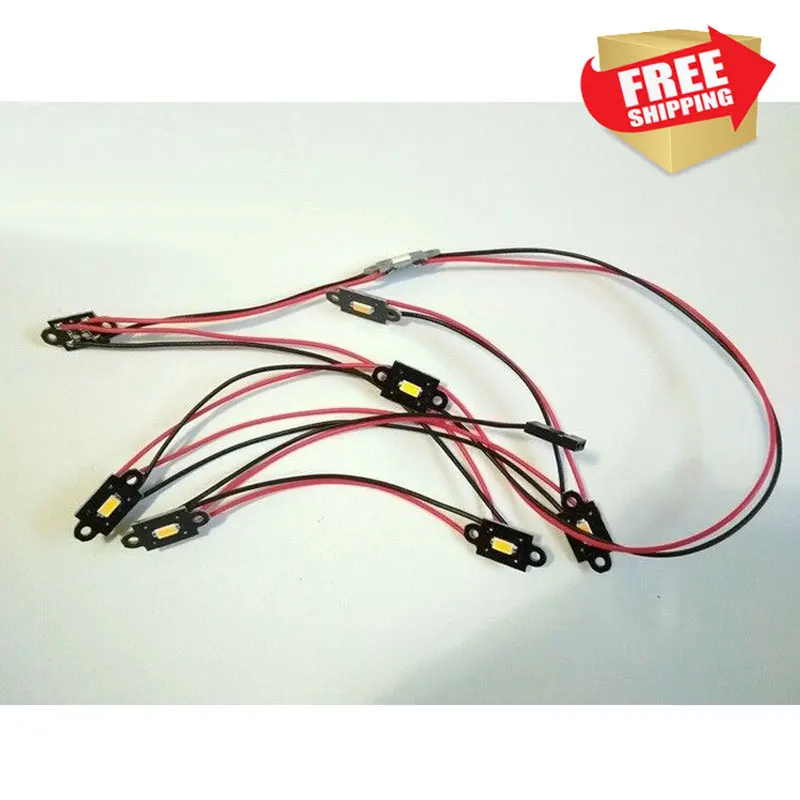 RC Car LED Light Kit for trax TRX-4 Wheel Eyebrow Lamp upgrade parts