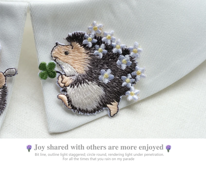 Hedgehogmr& Mrs цветок вышитые патчи для одежды наклейки одежда пришить parches bordados Para Ropa Toppe в vestiti
