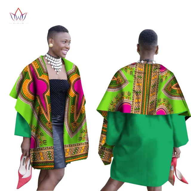 Ankara mode conceptions originales femmes Cape manteau femmes Trench manteaux Dashiki imprimé africain grande taille femmes