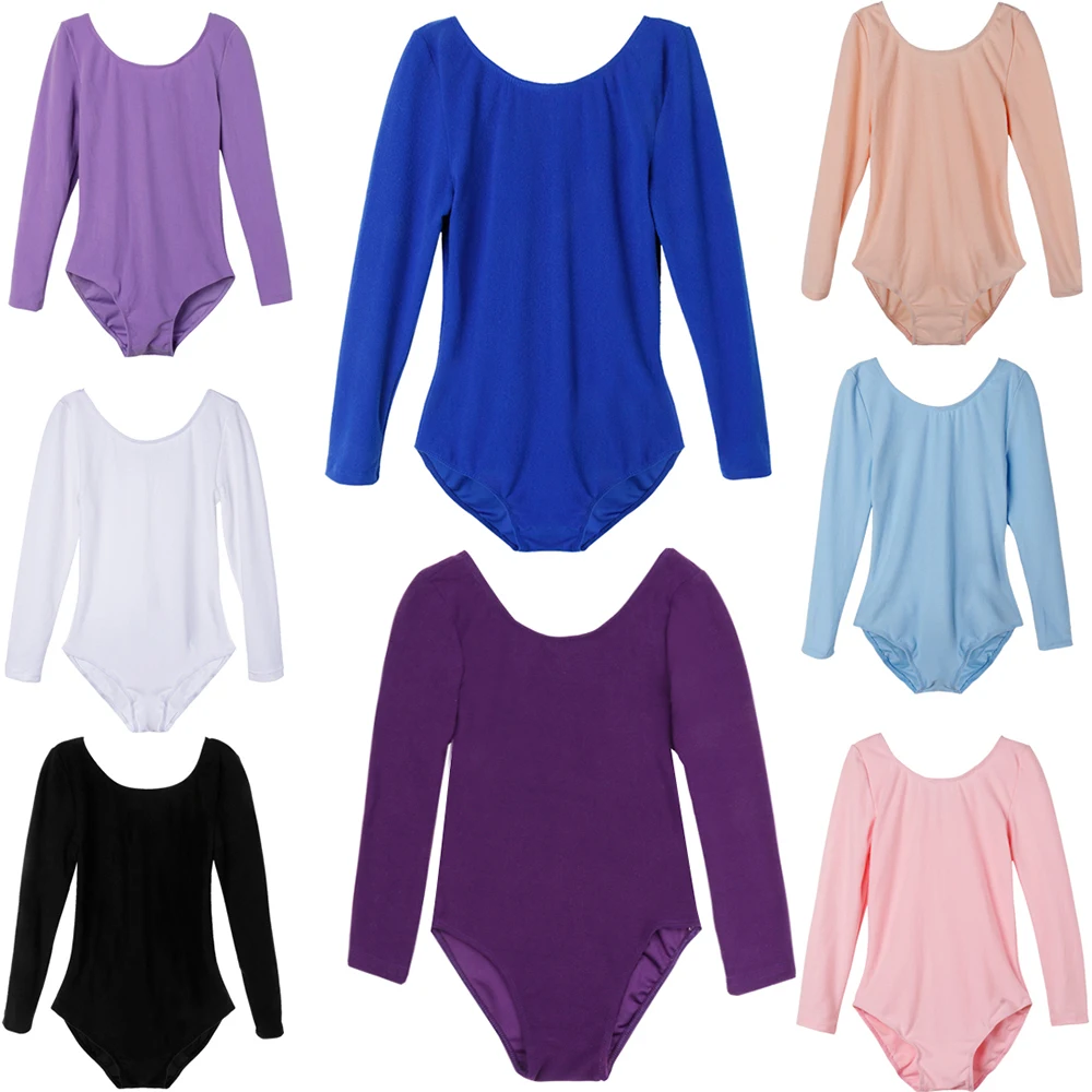 iEFiEL Children's Ballet Costumes Kids Long Sleeve Turnpakje Dance Bodysuit Gymnastics Leotard for Girls Ballet Tutu Dancerwear iEFiEL Children's Ballet Costumes Kids Long Sleeve Turnpakje Dance Bodysuit Gymnastics Leotard for Girls Ballet Tutu Dancerwear