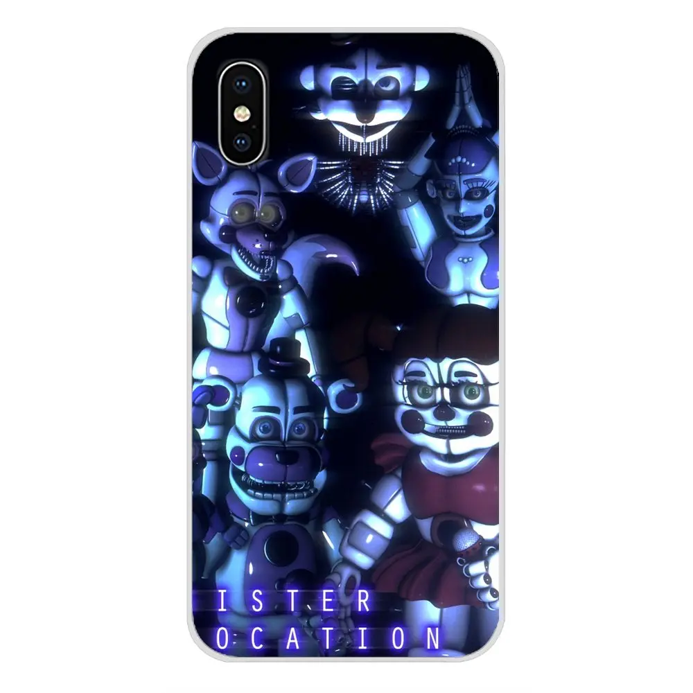 Для Xiaomi Redmi Note 6A MI8 Pro S2 A2 Lite Se MIx 1 Max 2 3 для Oneplus 6T SFM Fnaf АНИМАТРОНИКА аниме аксессуары
