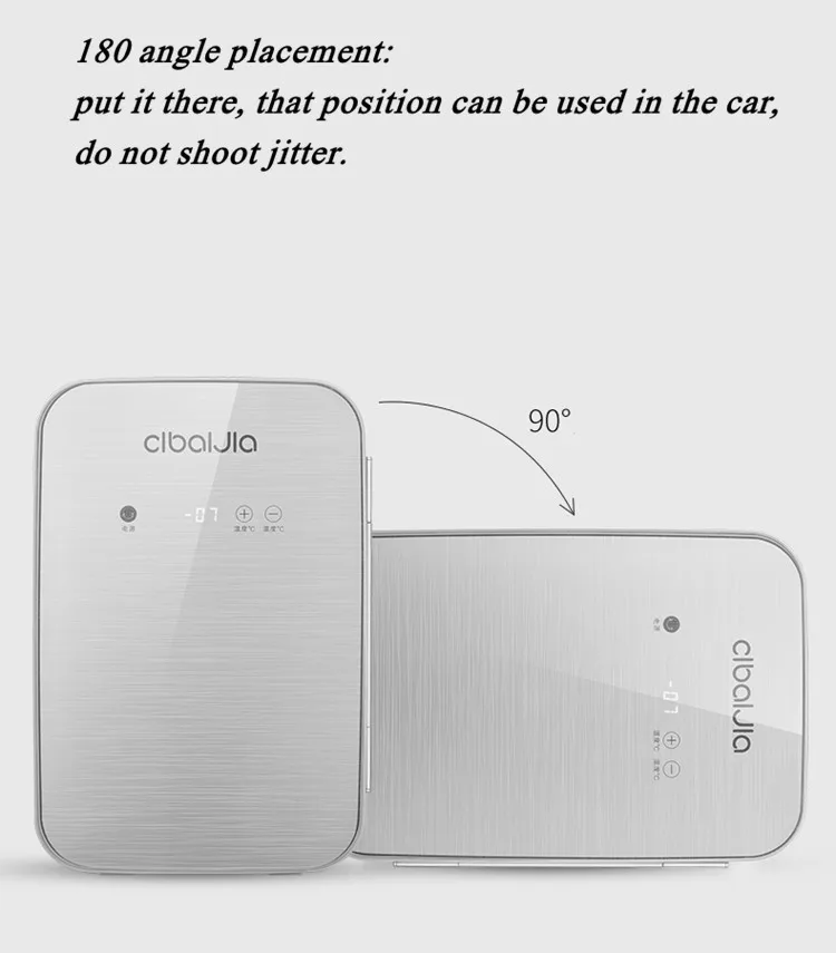 High  Portable Cooler Mini Fridge DC12V AC220V 8L Car Refrigerator Student Dormitory Cooling Box Touch Freezer Silent Car Fridge waeco car fridge