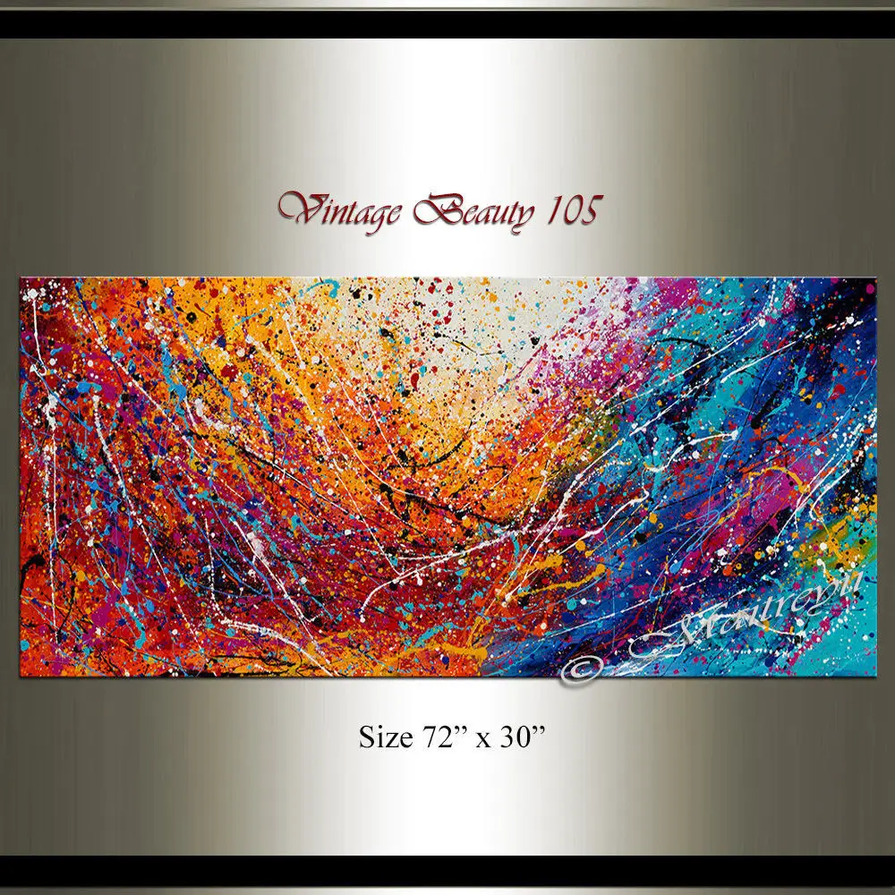 

Painting Acrylic Large decor # style,Abstract Art on canvas Drip Art Huge modern decorative art oil painting,free shipping