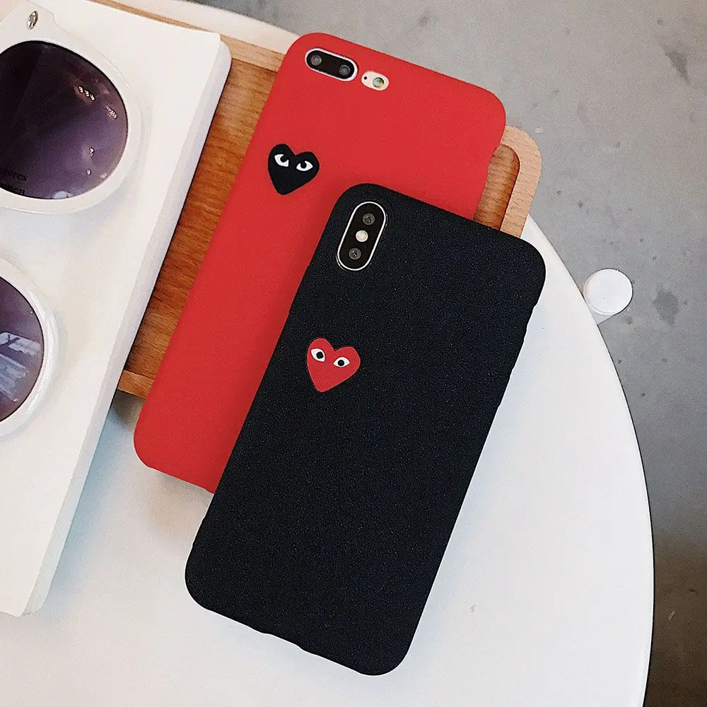

KISSCASE Love Heart Patterned Case For iPhone X XR XS MAX 7 8 Plus Soft TPU Phone Case For iphone 7 8 6 6s 5S 5 SE Back Cover