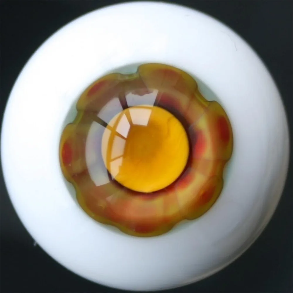

[wamami] ET46# 10mm Yellow & Yellow Pupil For BJD Doll Dollfie Glass Eyes