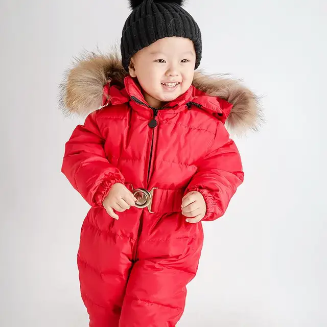 30 Russia Winter Baby Girls Romper Wram Snowsuits Down Jackets Boys