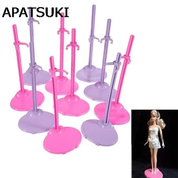 

5pcs/lot Random Color Dolls Toy Stand Support for Barbie Dolls Girls Prop Up Mannequin Model Display Holder