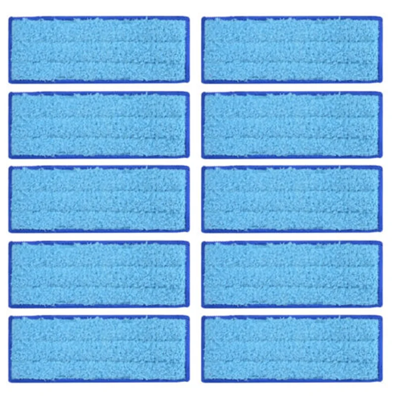 10-Pack Моющиеся Многоразовые влажные сухие мочалки для салфетки для робота-пылесоса iRobot Braava Jet 240/241