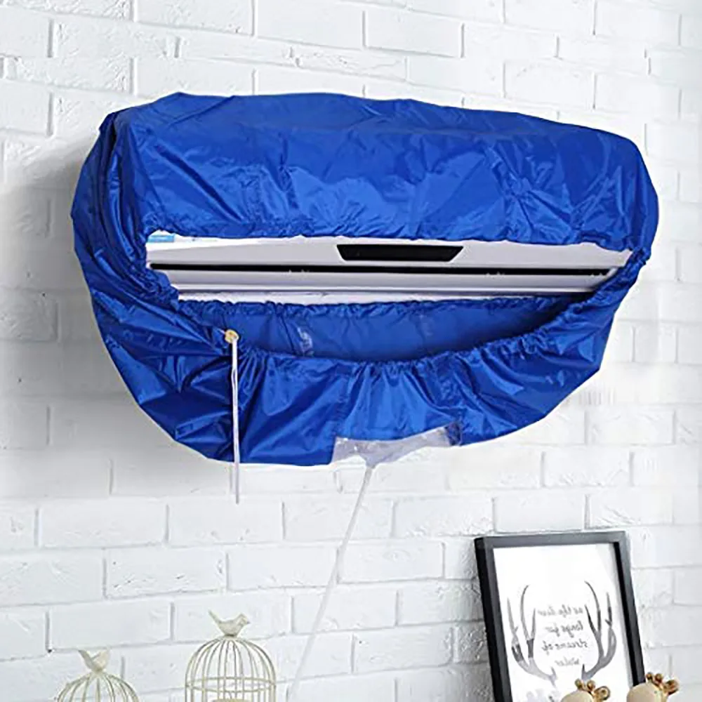 Room Wall Mounted Air Conditioning Cleaning Bag Split Air Conditioner Washing Cover for 1p/1.5p Air Conditioner without Pipe