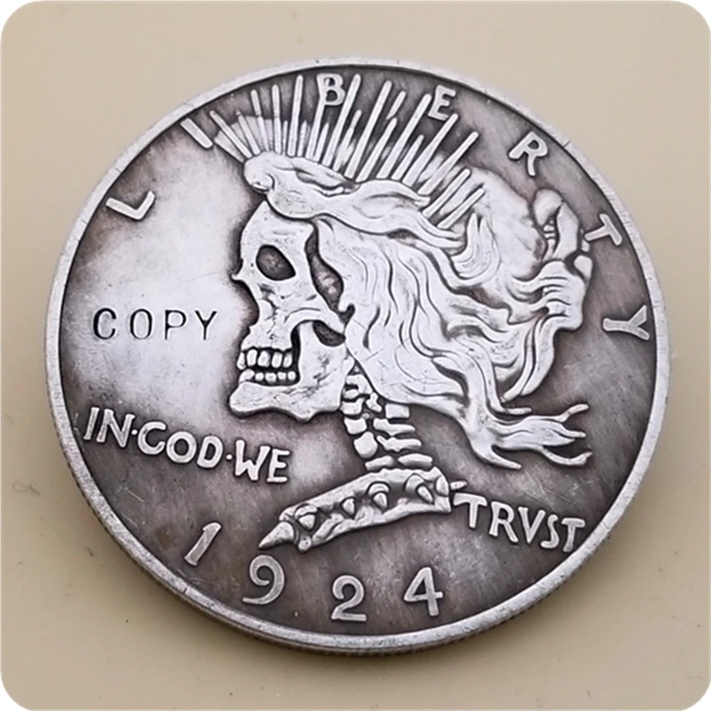 Копия Хобо никель Coin_1924-P мир копия доллара монета
