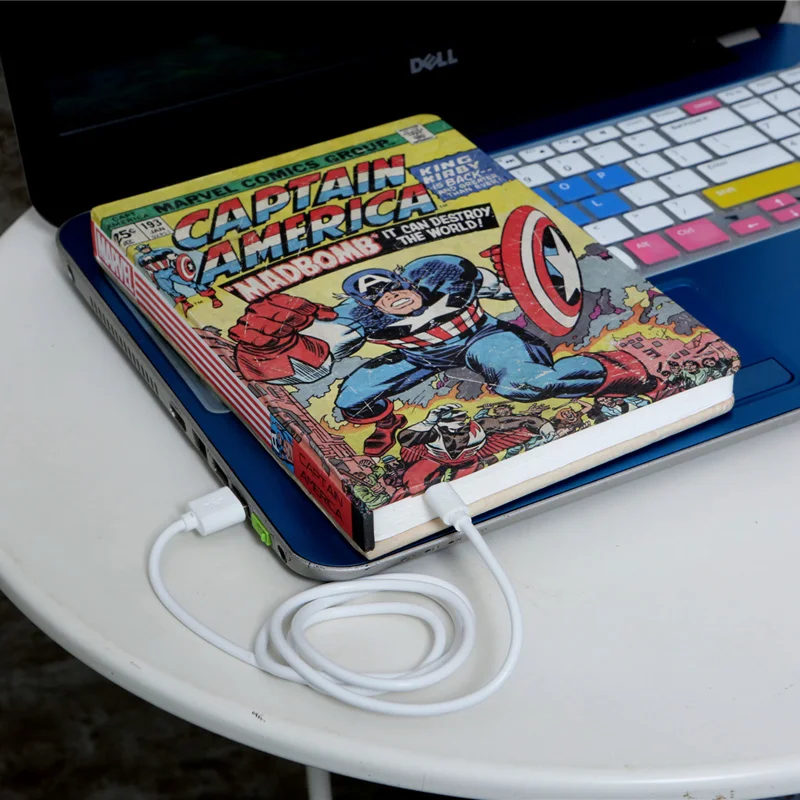  Novelty Night Light Marvel Cartoon Lamp Luminaria USB Portable Folded DuPont Paper Gift Figure Iron - 33009296543