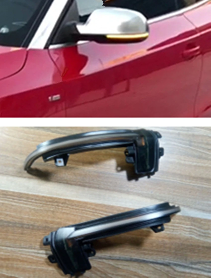 Для Audi A3 S3 8P 10- 2012 A4 S4 RS4 B8 8K ( B8.5 ) A5 S5 RS5 2011-2015 сторона боковое зеркало индикатор