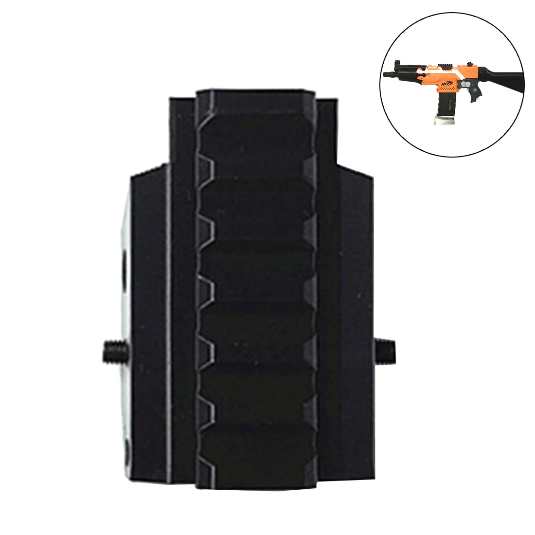 

Maliang 3D Printing Top Extended Guide Rail for Nerf Stryfe(Type-A) - Black