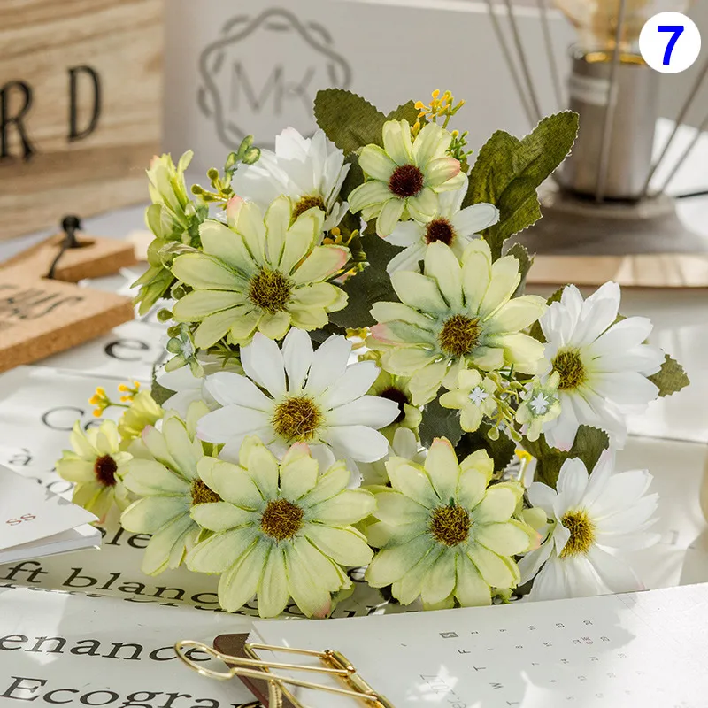 Artificial Flowers Netherlands Chrysanthemum 21 Heads Aster novi belgii