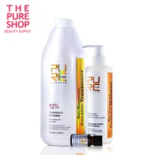 Кератин 12% Формалин 1000 мл Кератиновый шампунь для выпрямления и глубокого очищения волос уход за волосами и уход за кожей аргановое масло