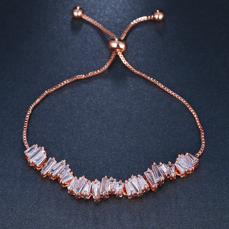 EMMAYA Fashion Women Rhinestone Cubic Zirconia Bracelet Fashion Adjustable Bangles Jewelry Nice Bracelet Gift