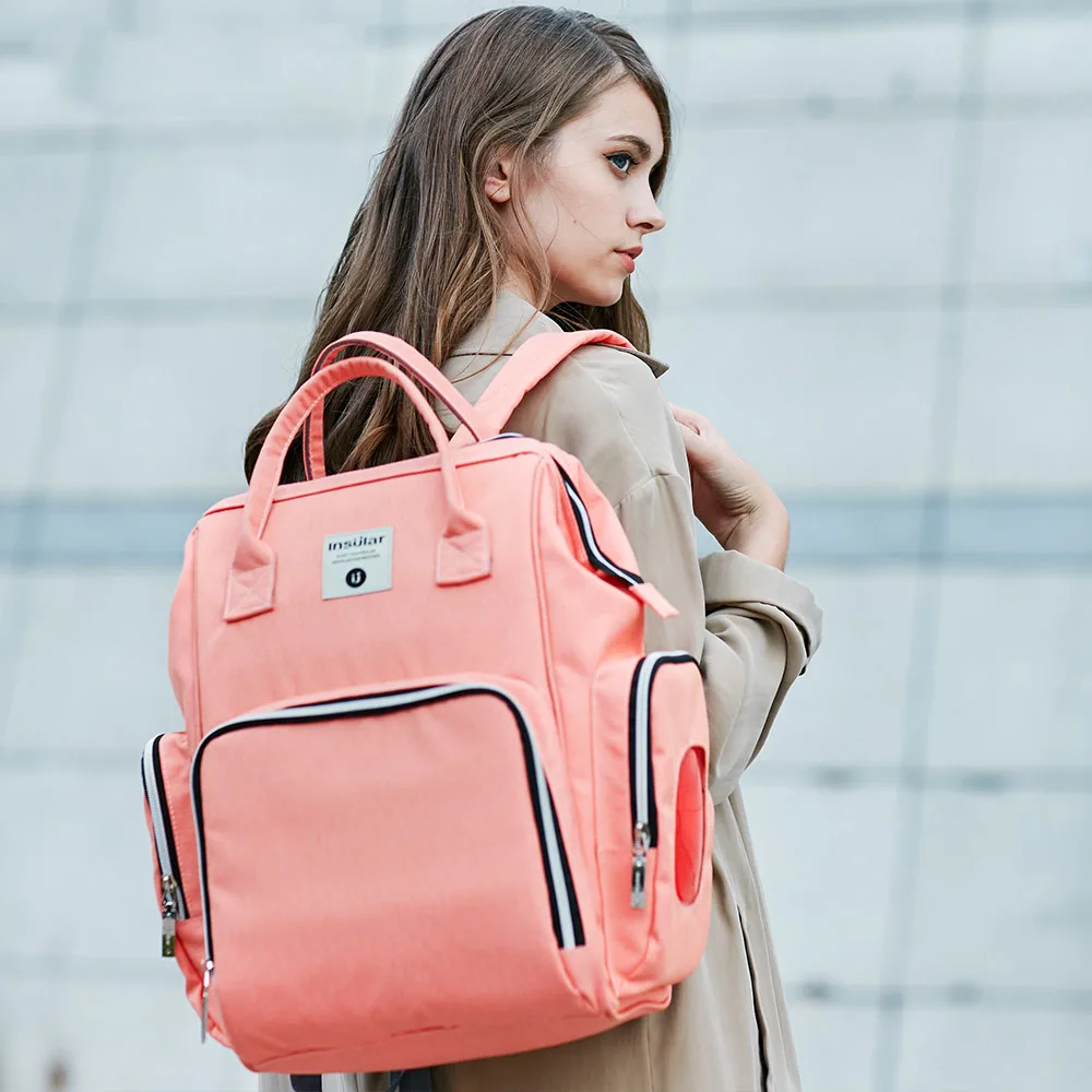 Bolsa de pañales para mamás, bolsa de pañales de maternidad, mochila de  viaje de diseño, cochecito, bolso de bebé, mochila de pañales para el  cuidado del bebé|Bolsas para pañales| - AliExpress