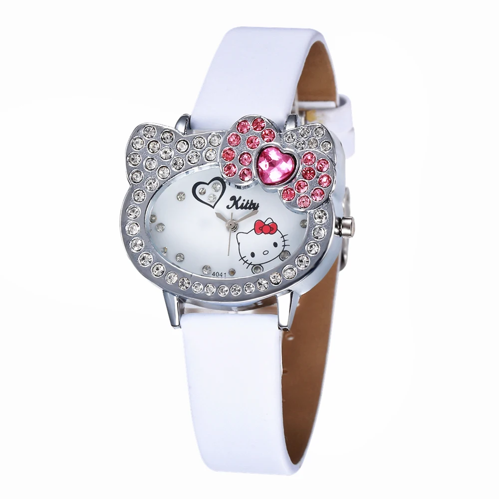 

Fashion Cute Cartoon Watches Kids Lovely Leather Strap Quartz Children Wristwatch Drop Shipping