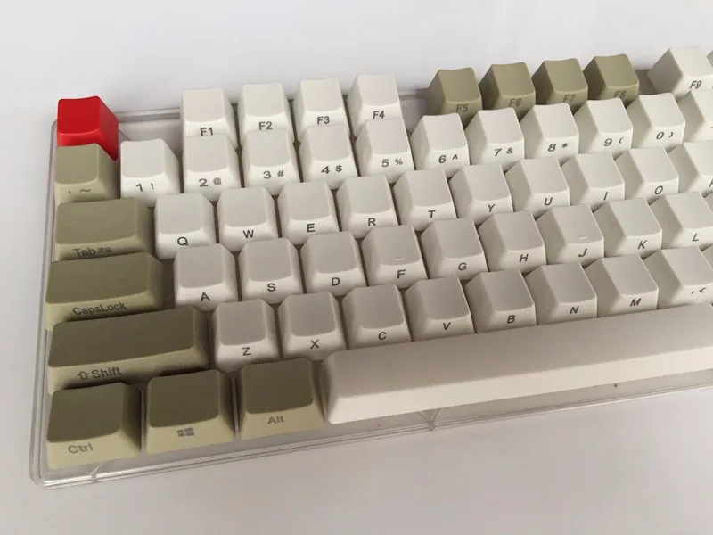 Боковая печать спереди, ретро серый 104 PBT Keycap OEM профиль для MX переключатели, механическая клавиатура, игровая клавиатура