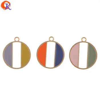 

Cordial Design 50Pcs 23*26MM Jewelry Accessories/Earrings Connectors/DIY Jewelry Making/Round Shape/Hand Made/Earring Findings