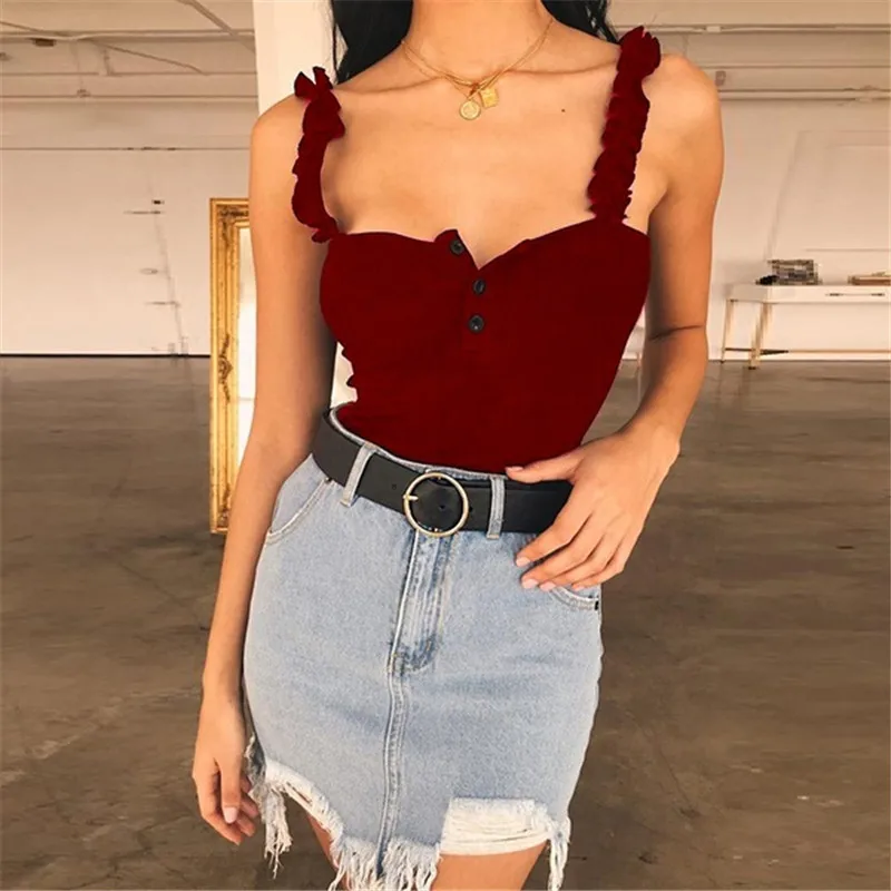 2019 для женщин Boob Свободная блузка повседневное укороченный топ безрукавки для футболка Повседневная рубашка Одежда