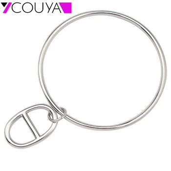 

New Bangles design Stainless Steel Bangle Bracelets for Women Lock Charm Bracelets Classic Fashion Costume Jewellery