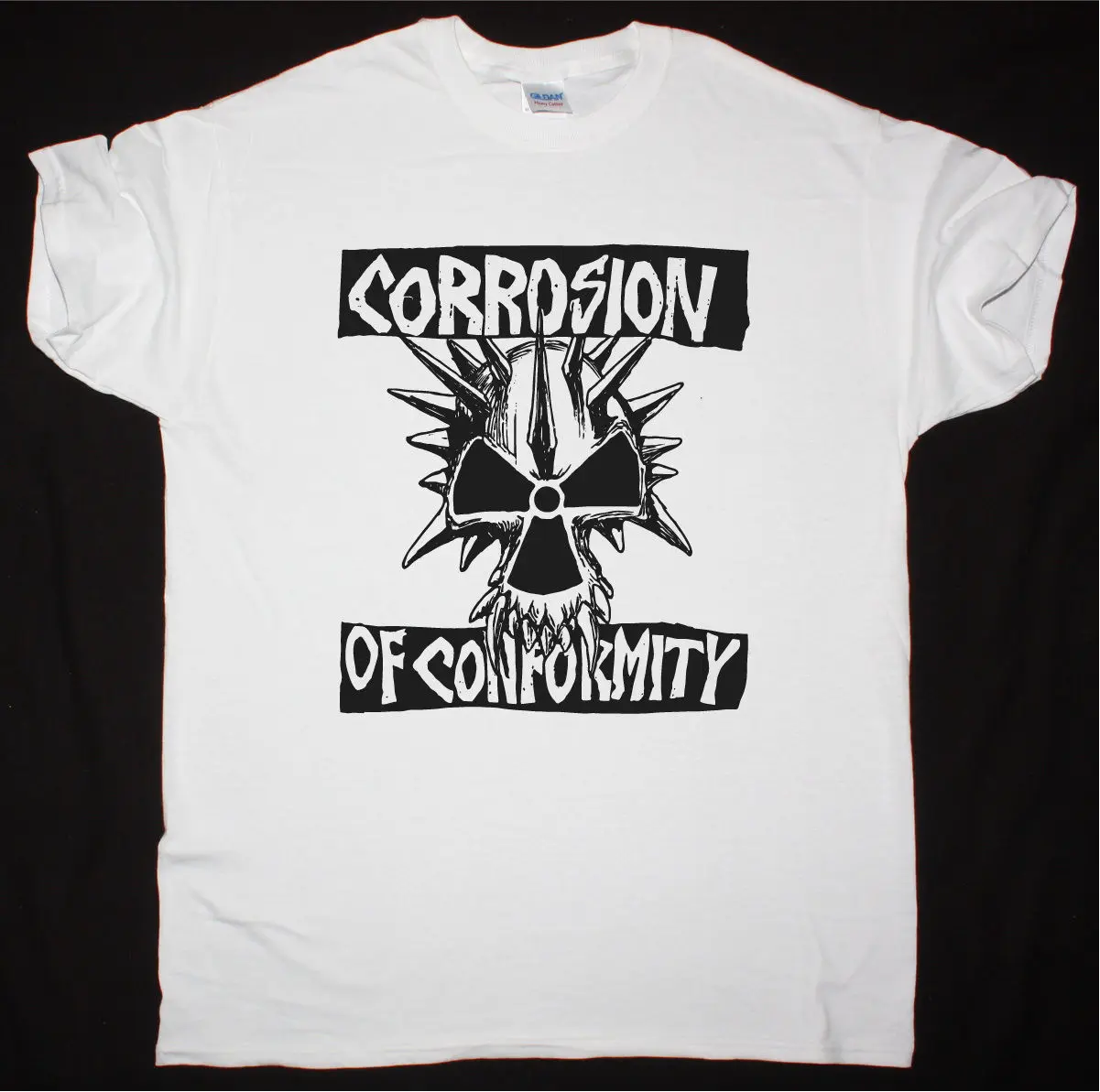 CORROSION OF CONFORMITY EYE FOR AN SKULL CROSSOVER C.O.C. NEW WHITE T-SHIRT 2019 fashion t shirt 100% cotton tee | Мужская одежда
