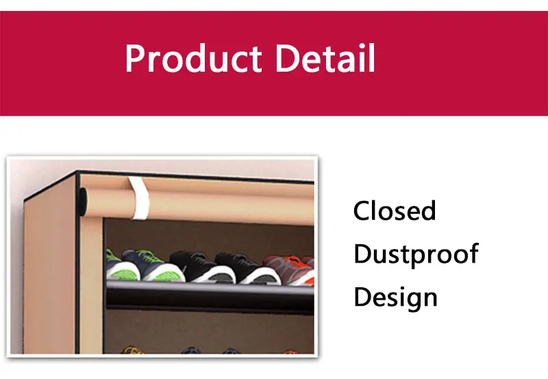 Простой стеллаж для обуви, пылезащитный шкаф для хранения обуви, многослойная небольшая полка для обуви, стойка для общежития, холла, сделай сам, Тканевый шкаф для обуви