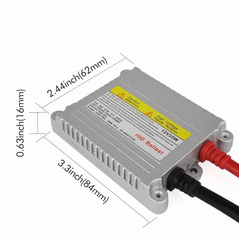 1 шт. hid тонкий балласт ксенона 35 Вт ксенон H7 H3 H1 H11 H4 9005 9006 H27 HB3 HB4 для автомобиля светильник источник