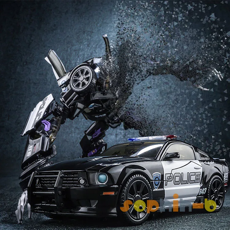 

Black Mamba Alloy Transformed Jury Barricade Police LS-02 MPM05 Robot Figure