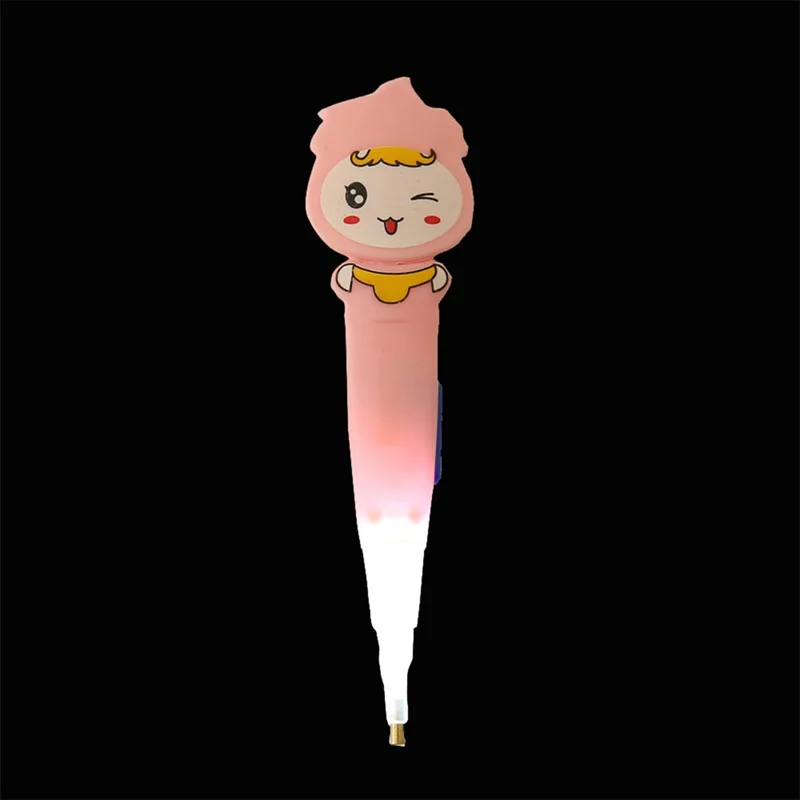 Glowing Cartoon Drill Pen DIY Diamonds Painting Diamond Painting Cross Stitch(girl)pink